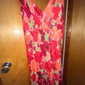 Expressions Vibrant Floral Dress